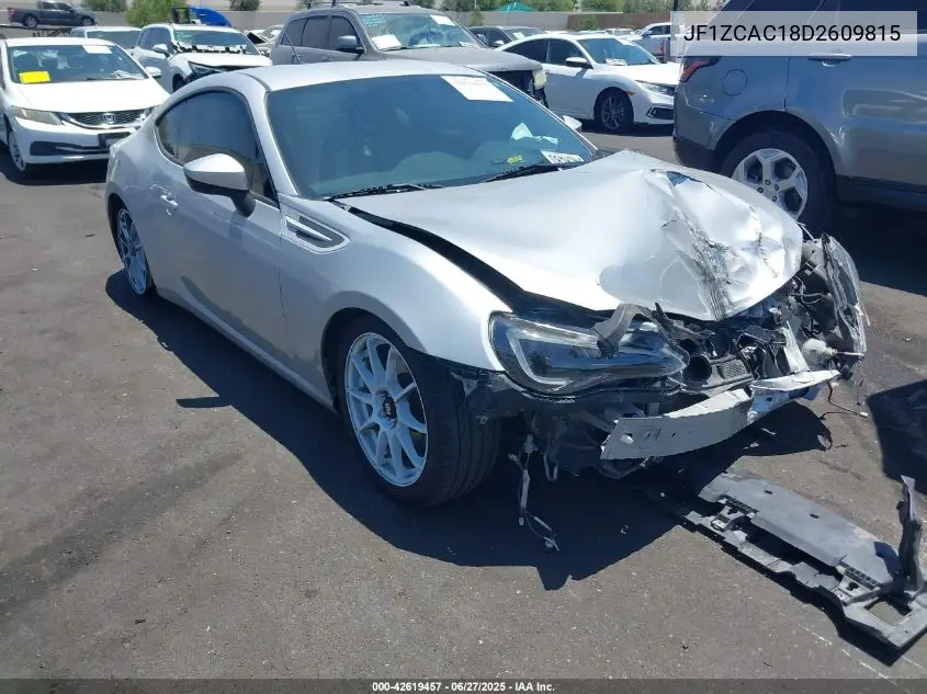 2013 Subaru Brz Limited VIN: JF1ZCAC18D2609815 Lot: 42619457