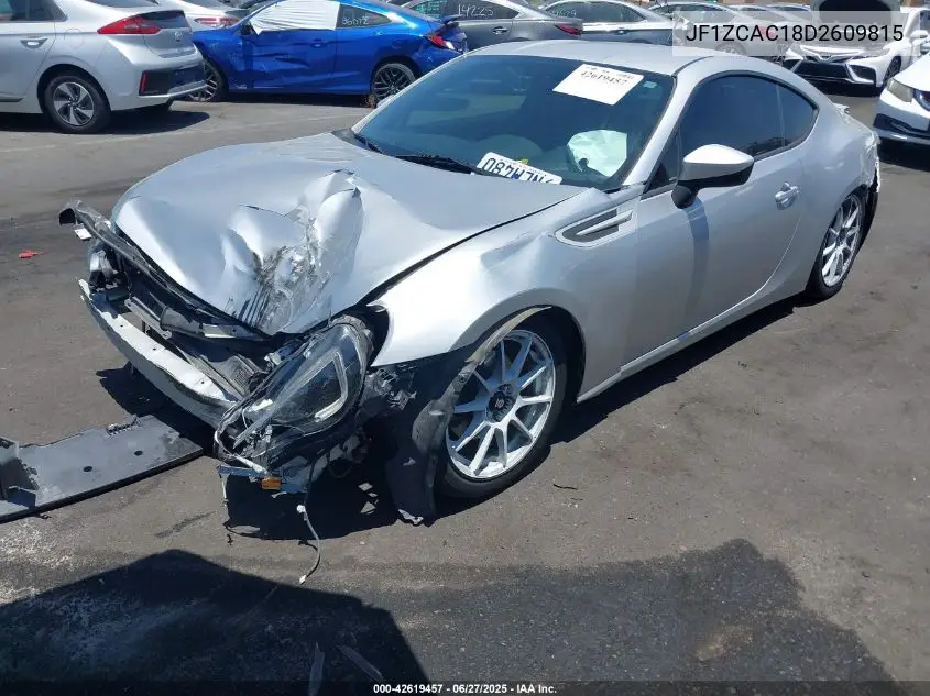 2013 Subaru Brz Limited VIN: JF1ZCAC18D2609815 Lot: 42619457