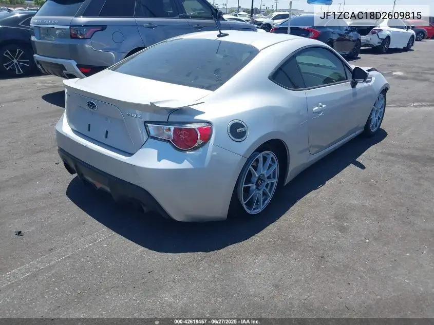 2013 Subaru Brz Limited VIN: JF1ZCAC18D2609815 Lot: 42619457