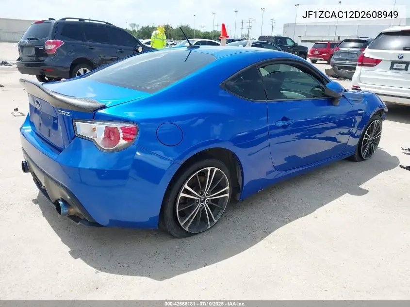 2013 Subaru Brz Limited VIN: JF1ZCAC12D2608949 Lot: 42666181