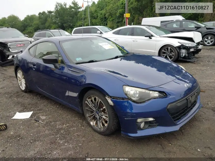 2013 Subaru Brz Limited VIN: JF1ZCAC11D1610827 Lot: 42718048