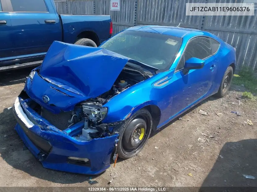 2014 Subaru Brz VIN: JF1ZCAB11E9606376 Lot: 12329384