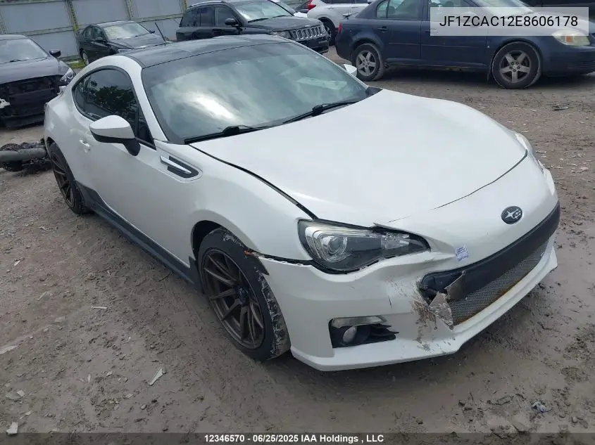 2014 Subaru Brz Sport-Tech VIN: JF1ZCAC12E8606178 Lot: 12346570