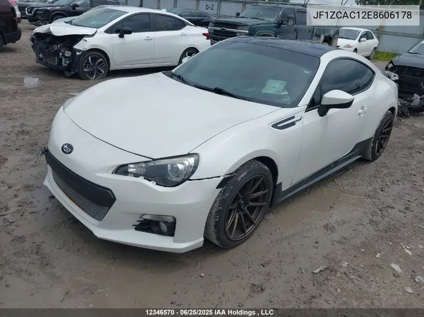 2014 Subaru Brz Sport-Tech VIN: JF1ZCAC12E8606178 Lot: 12346570