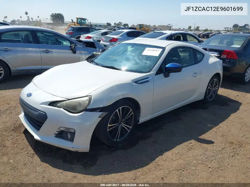 2014 Subaru Brz Limited VIN: JF1ZCAC12E9601699 Lot: 42618017
