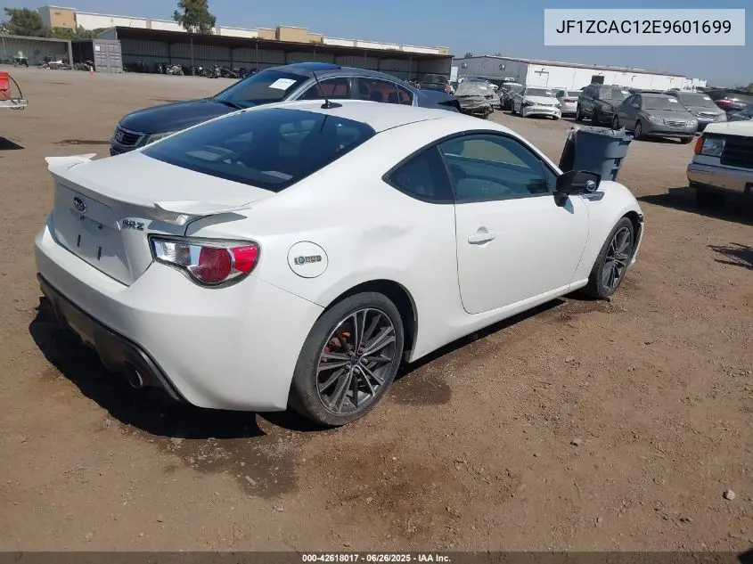 2014 Subaru Brz Limited VIN: JF1ZCAC12E9601699 Lot: 42618017