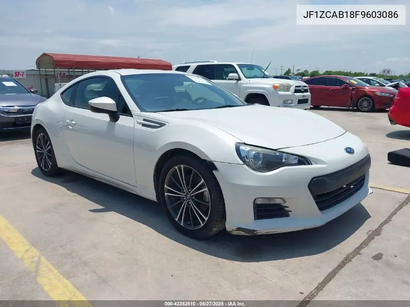 2015 Subaru Brz Premium VIN: JF1ZCAB18F9603086 Lot: 42352510