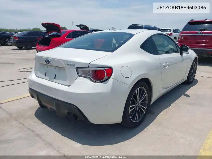 2015 Subaru Brz Premium VIN: JF1ZCAB18F9603086 Lot: 42352510