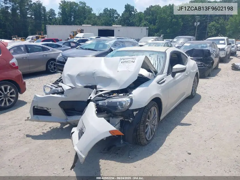 2015 Subaru Brz Premium VIN: JF1ZCAB13F9602198 Lot: 42582294