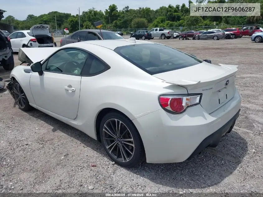 2015 Subaru Brz Limited VIN: JF1ZCAC12F9606287 Lot: 42690305