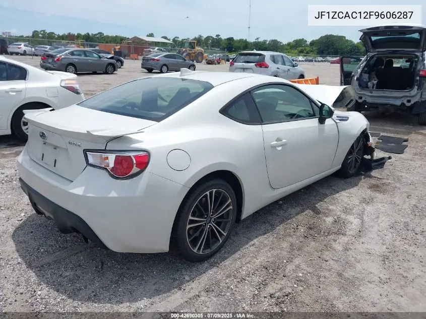 2015 Subaru Brz Limited VIN: JF1ZCAC12F9606287 Lot: 42690305