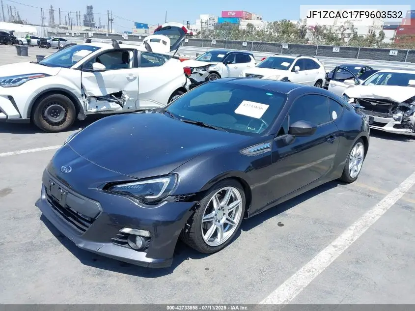 2015 Subaru Brz Limited VIN: JF1ZCAC17F9603532 Lot: 42733858