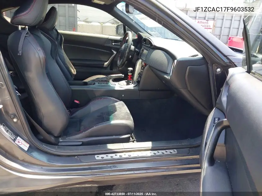 2015 Subaru Brz Limited VIN: JF1ZCAC17F9603532 Lot: 42733858
