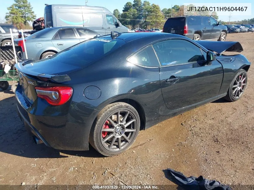 2017 Subaru Brz Limited VIN: JF1ZCAC11H9604467 Lot: 41037520