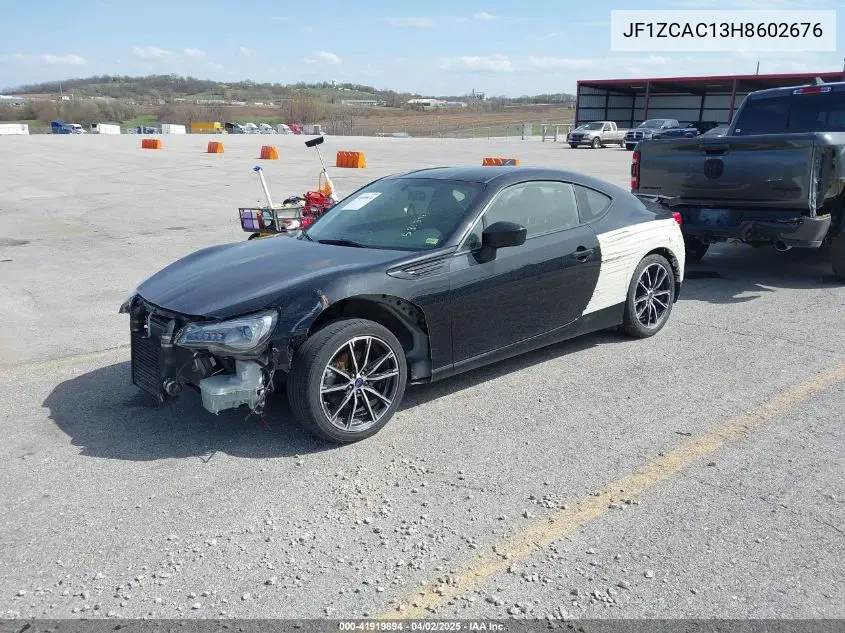 2017 Subaru Brz Limited VIN: JF1ZCAC13H8602676 Lot: 41919894