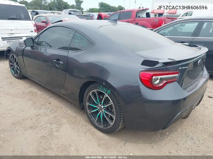 2017 Subaru Brz Limited VIN: JF1ZCAC13H8606596 Lot: 42041606
