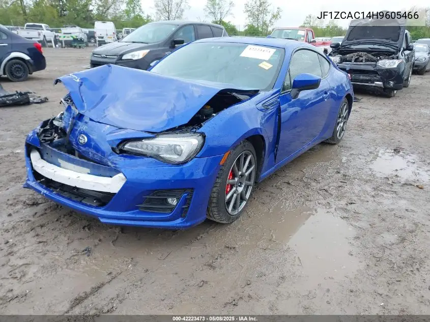 2017 Subaru Brz Limited VIN: JF1ZCAC14H9605466 Lot: 42223473