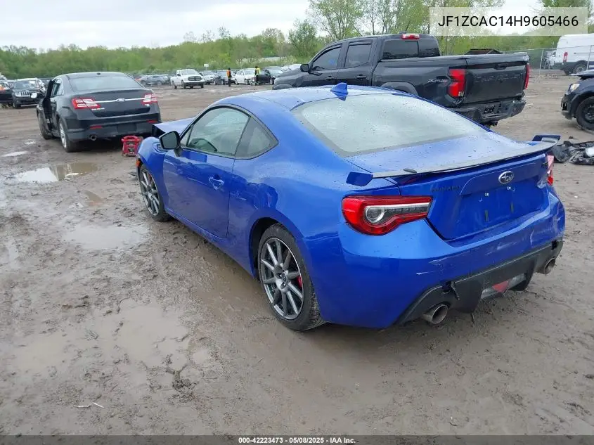 2017 Subaru Brz Limited VIN: JF1ZCAC14H9605466 Lot: 42223473