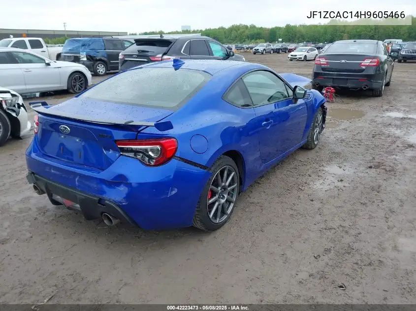 2017 Subaru Brz Limited VIN: JF1ZCAC14H9605466 Lot: 42223473
