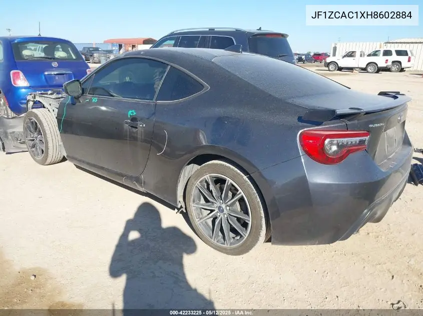 2017 Subaru Brz 2.0 Limited/Yellow Series VIN: JF1ZCAC1XH8602884 Lot: 42233225