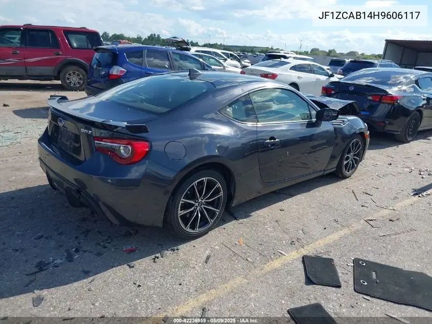 2017 Subaru Brz Premium VIN: JF1ZCAB14H9606117 Lot: 42236959