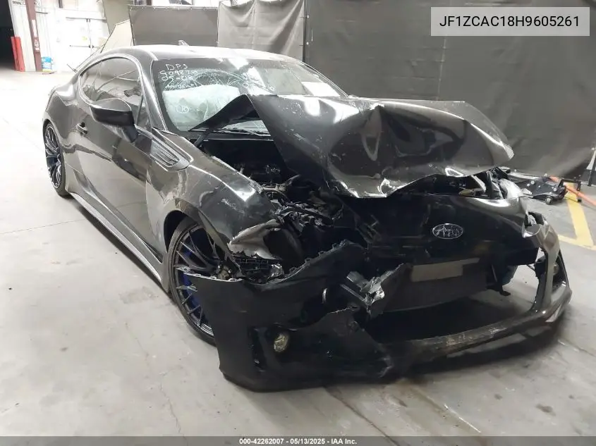 2017 Subaru Brz Limited VIN: JF1ZCAC18H9605261 Lot: 42262007