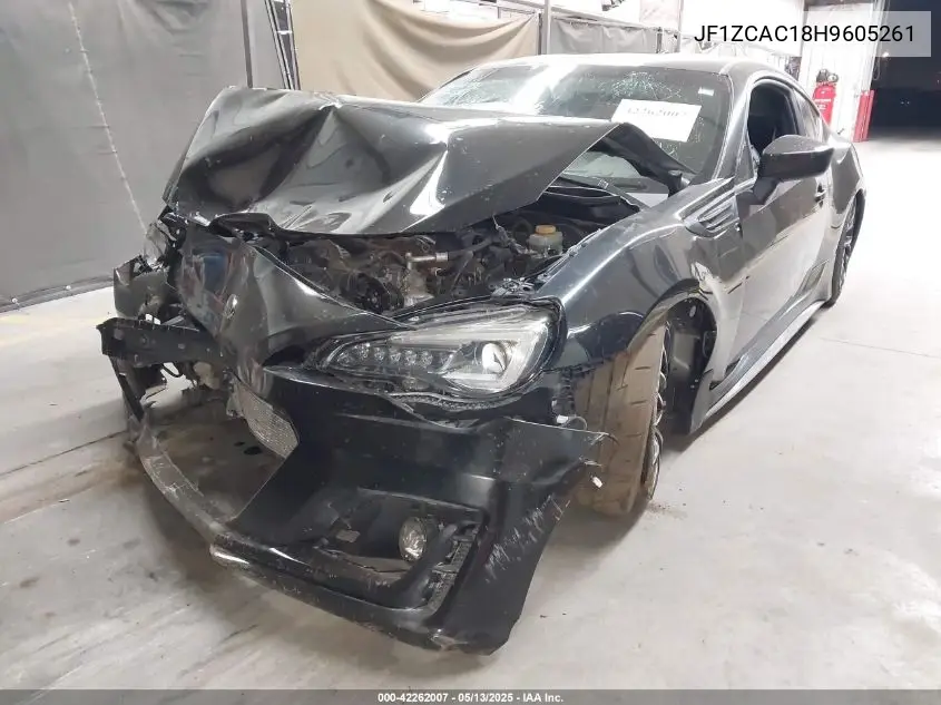 2017 Subaru Brz Limited VIN: JF1ZCAC18H9605261 Lot: 42262007