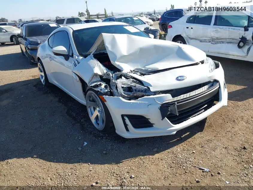 2017 Subaru Brz Premium VIN: JF1ZCAB18H9603544 Lot: 42648508