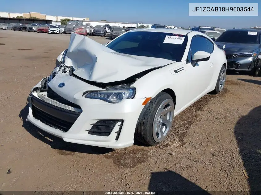 2017 Subaru Brz Premium VIN: JF1ZCAB18H9603544 Lot: 42648508