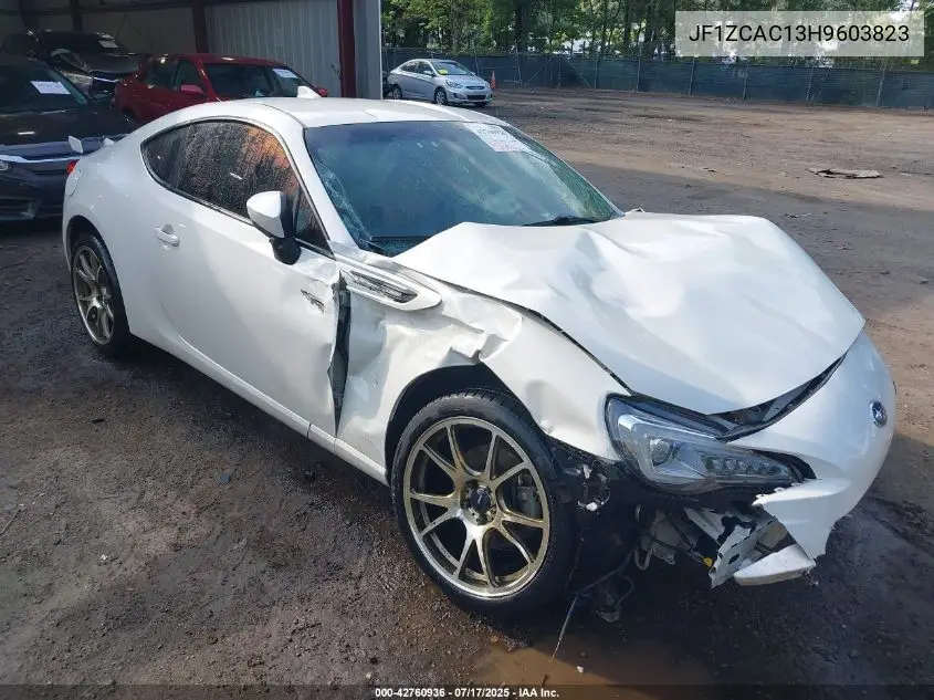 2017 Subaru Brz Limited VIN: JF1ZCAC13H9603823 Lot: 42760936