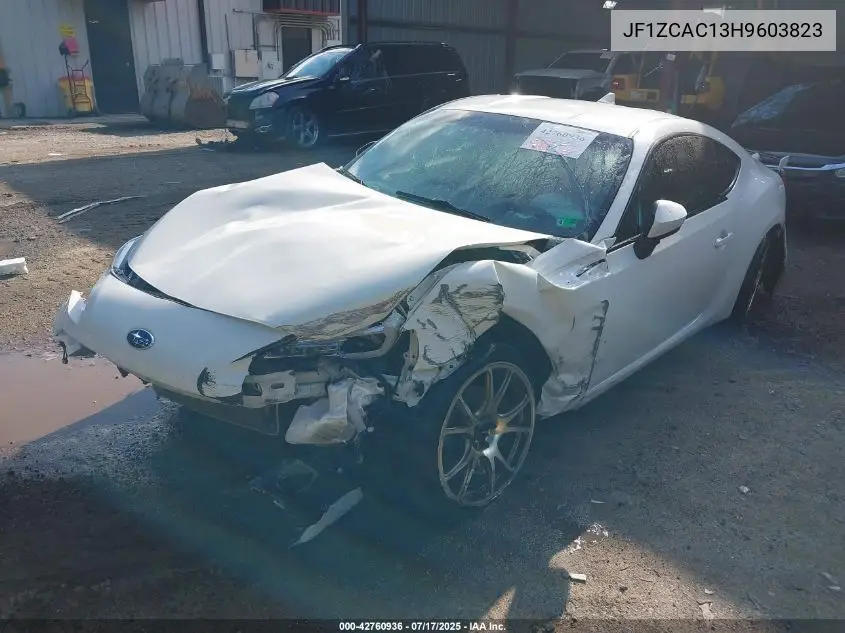2017 Subaru Brz Limited VIN: JF1ZCAC13H9603823 Lot: 42760936