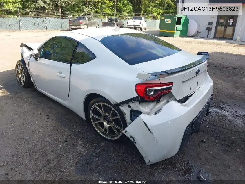 2017 Subaru Brz Limited VIN: JF1ZCAC13H9603823 Lot: 42760936