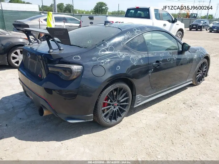 2018 Subaru Brz Ts VIN: JF1ZCAD15J9600264 Lot: 42253999