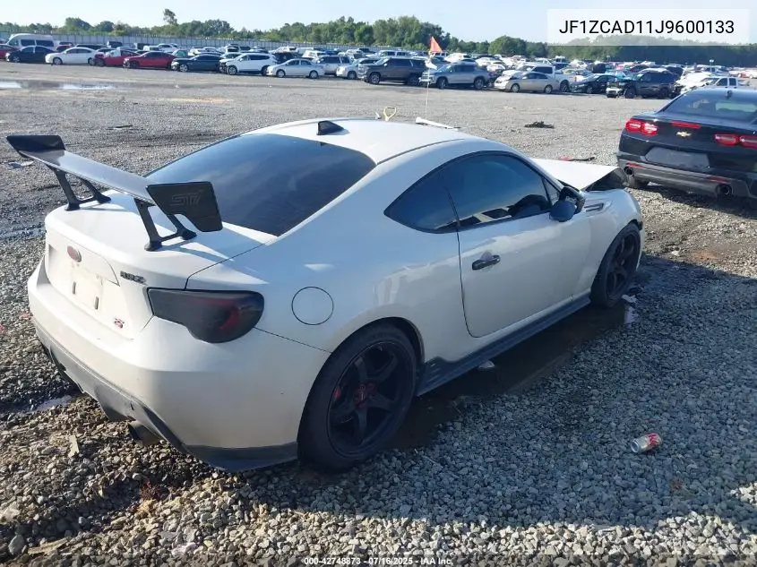 2018 Subaru Brz Ts VIN: JF1ZCAD11J9600133 Lot: 42748873