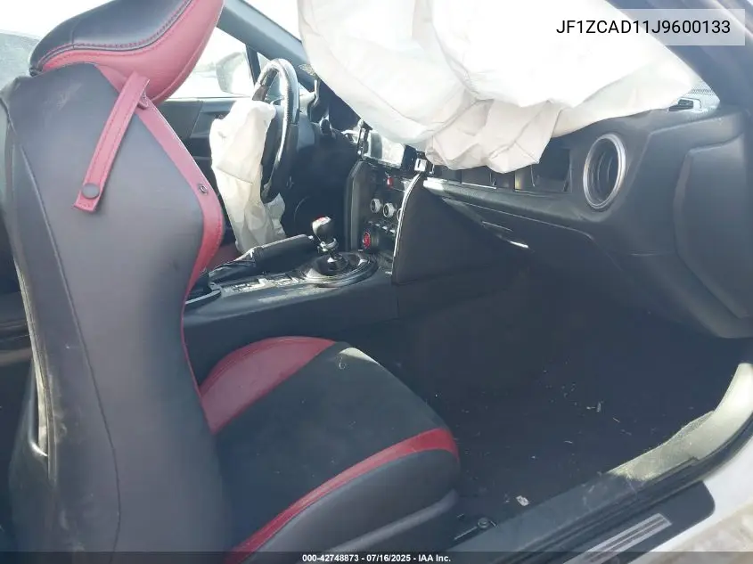 2018 Subaru Brz Ts VIN: JF1ZCAD11J9600133 Lot: 42748873