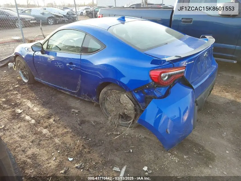 2019 Subaru Brz Limited VIN: JF1ZCAC15K8601553 Lot: 41770442