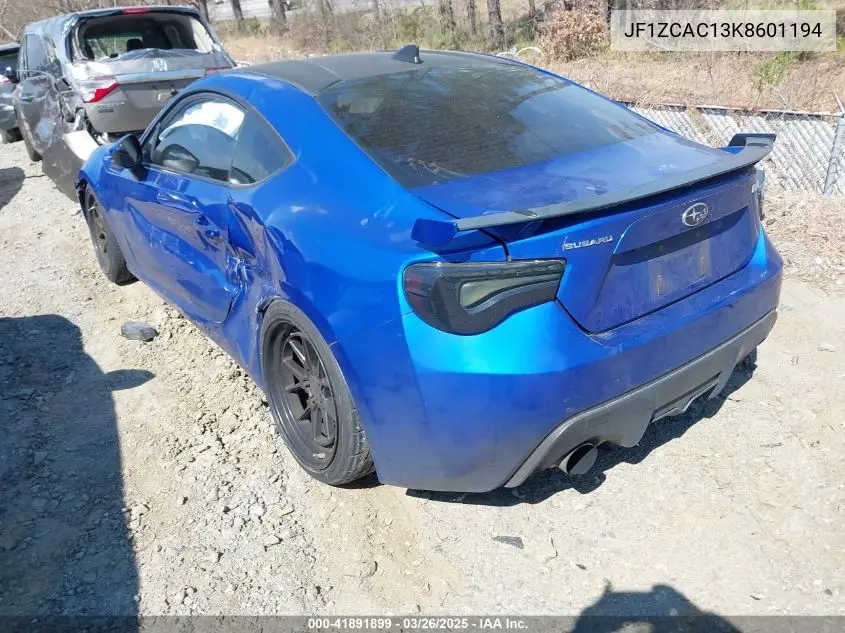 2019 Subaru Brz Limited VIN: JF1ZCAC13K8601194 Lot: 41891899