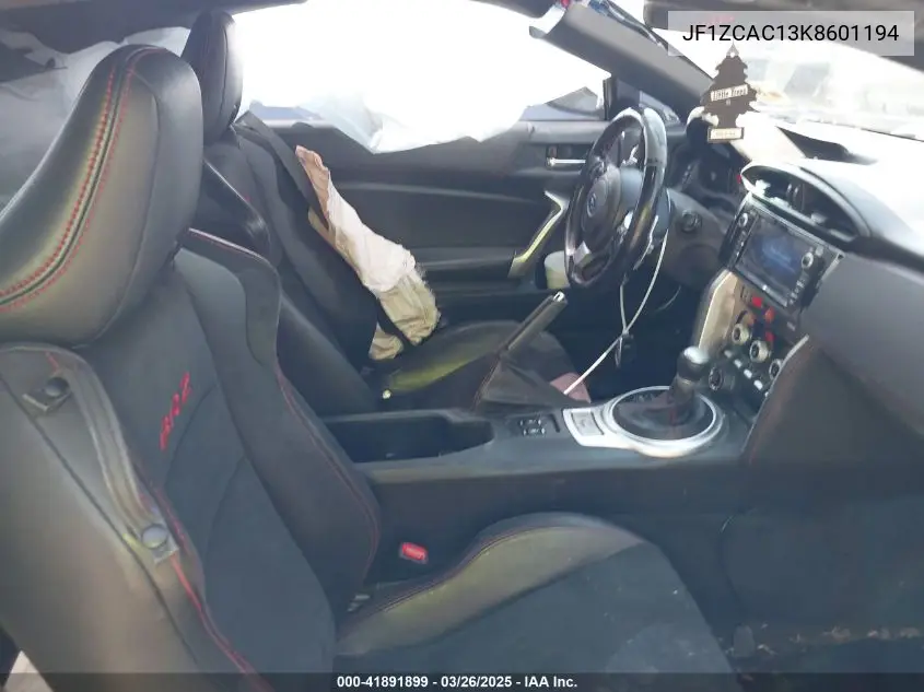 2019 Subaru Brz Limited VIN: JF1ZCAC13K8601194 Lot: 41891899