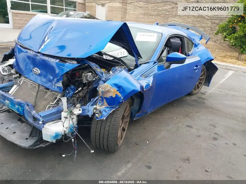 2019 Subaru Brz Limited VIN: JF1ZCAC16K9601779 Lot: 42054886