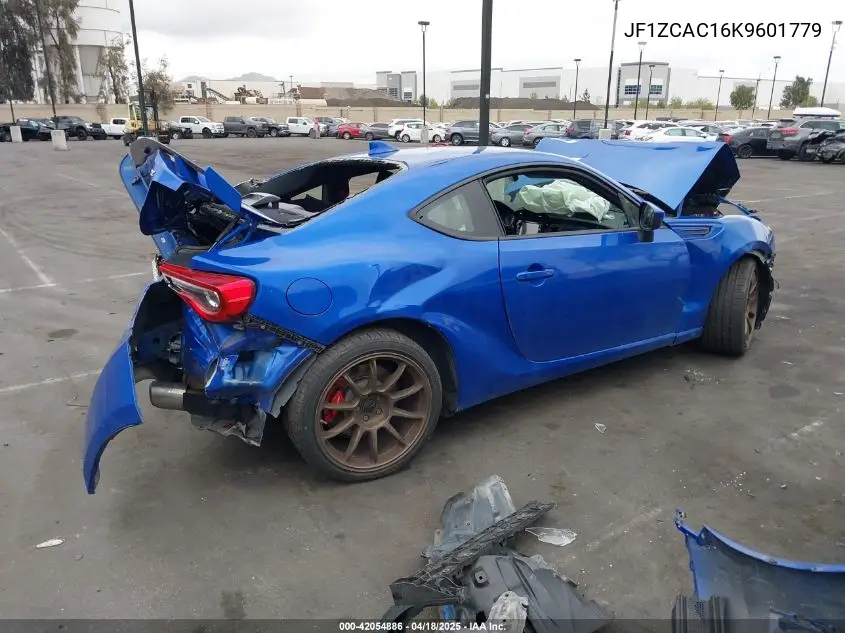 2019 Subaru Brz Limited VIN: JF1ZCAC16K9601779 Lot: 42054886
