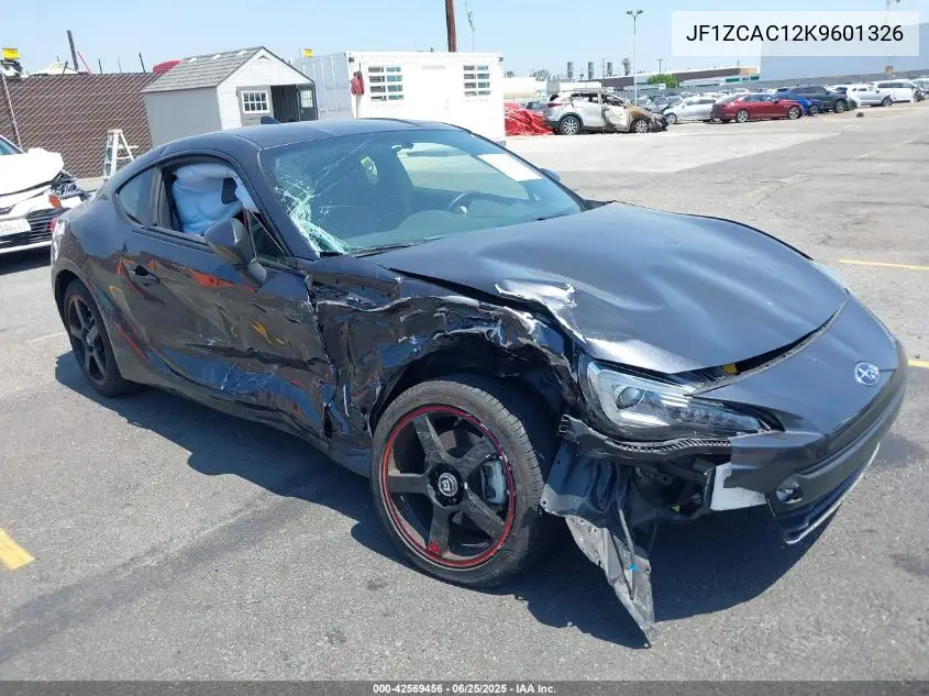 2019 Subaru Brz Limited VIN: JF1ZCAC12K9601326 Lot: 42569456
