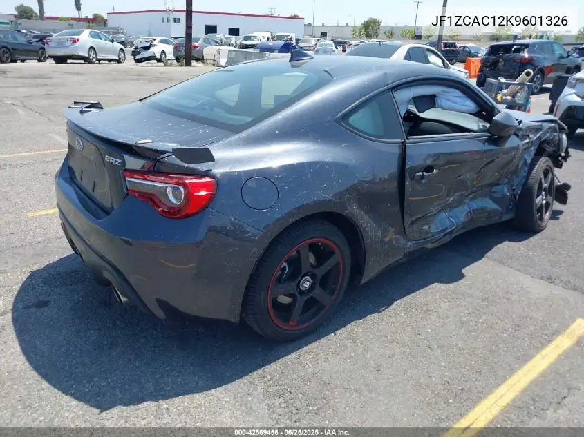 2019 Subaru Brz Limited VIN: JF1ZCAC12K9601326 Lot: 42569456