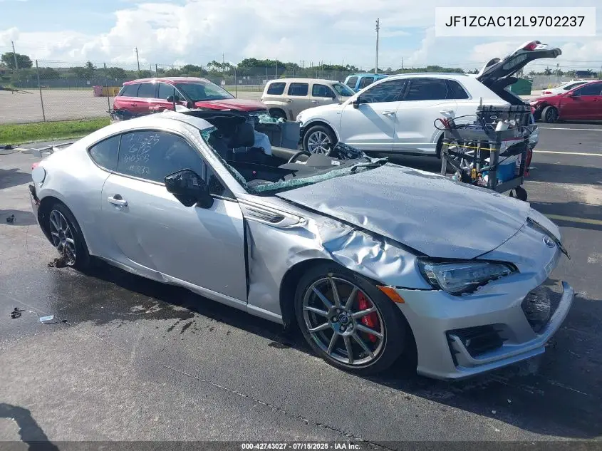 2020 Subaru Brz Limited VIN: JF1ZCAC12L9702237 Lot: 42743027