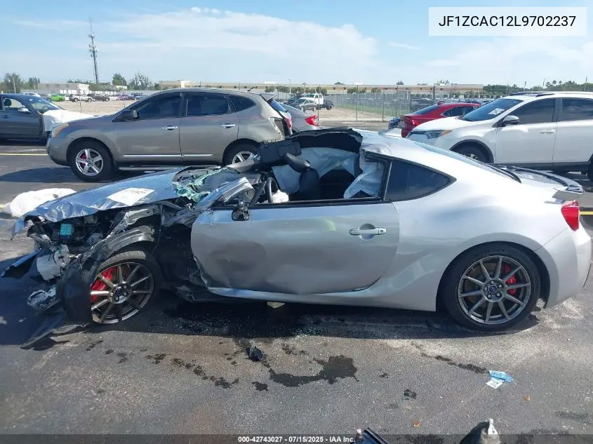 2020 Subaru Brz Limited VIN: JF1ZCAC12L9702237 Lot: 42743027