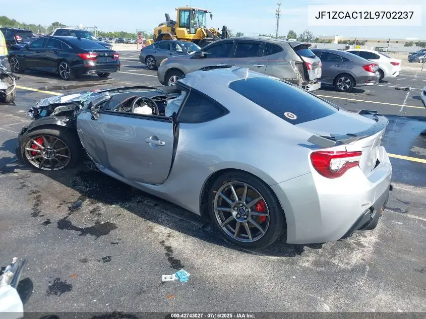 2020 Subaru Brz Limited VIN: JF1ZCAC12L9702237 Lot: 42743027