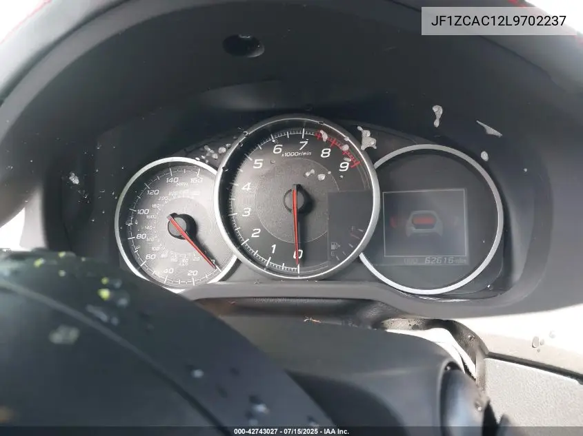 2020 Subaru Brz Limited VIN: JF1ZCAC12L9702237 Lot: 42743027