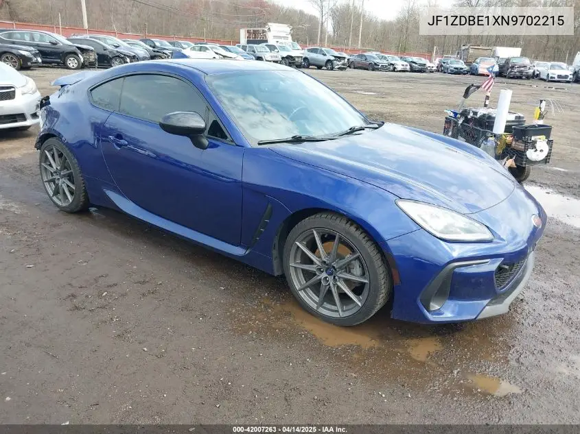 2022 Subaru Brz Limited VIN: JF1ZDBE1XN9702215 Lot: 42007263