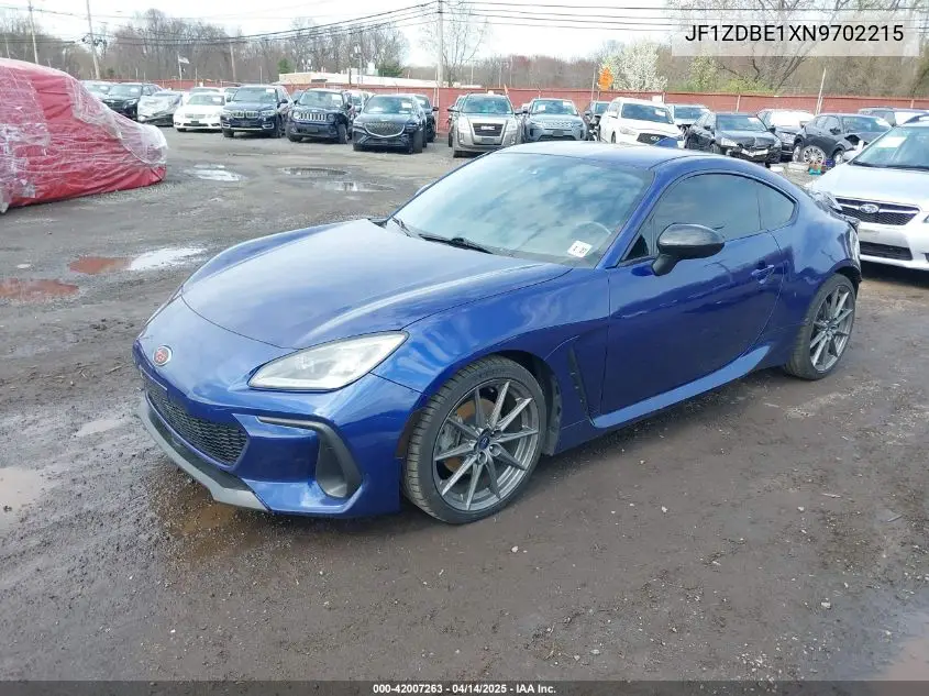 2022 Subaru Brz Limited VIN: JF1ZDBE1XN9702215 Lot: 42007263