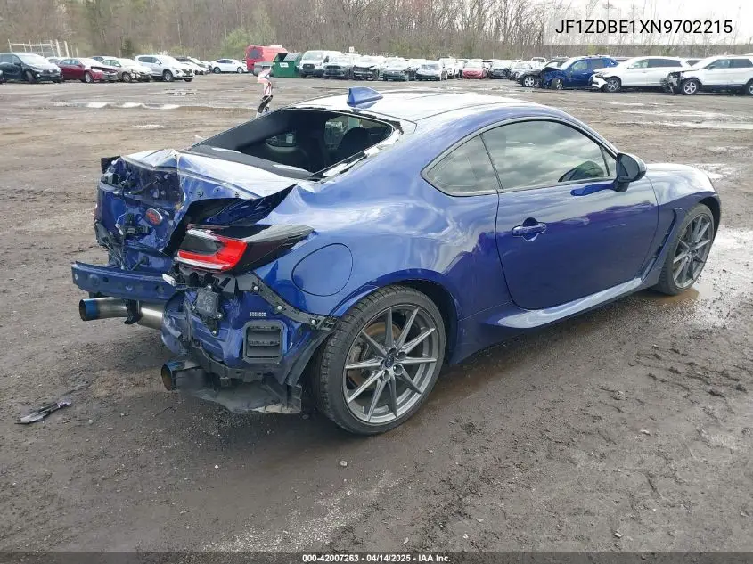 2022 Subaru Brz Limited VIN: JF1ZDBE1XN9702215 Lot: 42007263