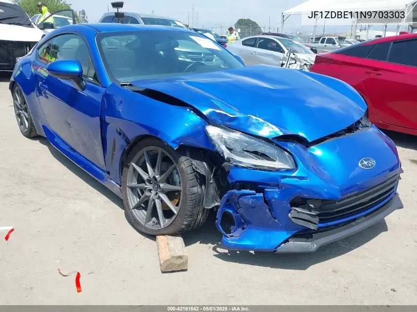 2022 Subaru Brz Limited VIN: JF1ZDBE11N9703303 Lot: 42161542